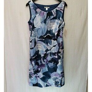 NWT Dressbarn Watercolor Sleeveless Womens Dress Size 12